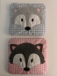 Preview: ♥ Fuchs Körnerkissen Wärmekissen Dinkel Wunschfarbe Name