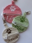 Preview: ♥ PFOTE Wunschname POOP BAG HUND KOTBEUTEL BESTICKT Vichy