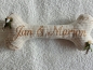 Preview: ♥ Ringkissen Knochen Wunschname Stickerei Hochzeit Hochzeitsknochen Just Married I Do -Lüttentüddel