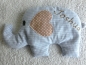Preview: ♥ Baby Elefant  Wunschname Körnerkissen Wärmekissen Dinkel von Lüttentüddel