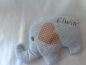 Preview: ♥ Elefant  Wunschname Körnerkissen Wärmekissen Dinkel Lavendel von Lüttentüddel