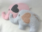 Preview: ♥zuckersüßer  Elefant  Wunschname Körnerkissen Wärmekissen Dinkel Lavendel von Lüttentüddel