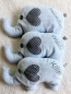 Preview: ♥ Baby Elefant  Wunschname Körnerkissen Wärmekissen Dinkel von Lüttentüddel