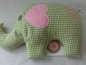Preview: ♥ Elefant  Wunschname Körnerkissen Wärmekissen Dinkel Lavendel von Lüttentüddel