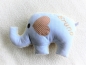 Preview: ♥ Elefant Schmusekissen Kita Name von Lüttentüddel