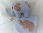 Preview: ♥ Elefant Schmusekissen Kita Taufe Geburt Einschulung Geschenk Name von Lüttentüddel