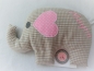 Preview: ♥zuckersüßer  Elefant  Wunschname Körnerkissen Wärmekissen Dinkel Lavendel von Lüttentüddel