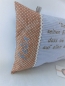 Preview: ★ 35x23 cm Kissen Geburt Taufe Fisch  Name ★ von Lüttentüddel