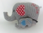 Preview: ♥ Elefant Schmusekissen Kita Name von Lüttentüddel von Lüttentüddel