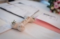 Preview: ♥ Ringkissen Knochen Wunschname Stickerei Hochzeit Hochzeitsknochen Just Married I Do -Lüttentüddel