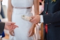 Preview: ♥ Ringkissen Knochen Wunschname Stickerei Hochzeit Hochzeitsknochen Just Married I Do