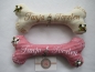 Preview: ♥ Ringkissen Knochen Wunschname Stickerei Hochzeit Hochzeitsknochen Just Married I Do