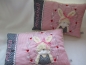 Preview: ★ 35x23 cm Kissen Geburt Hase  Mädchen Name ★ von Lüttentüddel
