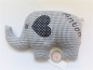 Preview: ♥ Baby Elefant  Wunschname Körnerkissen Wärmekissen Dinkel von Lüttentüddel