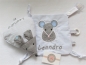 Preview: ♥ zauberhafte Maus Körnerkissen Wärmekissen Dinkel Wunschfarbe Name von Lüttentüddel