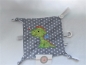Preview: ★ ca. 35x25 cm Kissen kleiner süßer Drache Wunschname Geburt Taufe Einschulung Reisekissen  ★ von Lüttentüddel