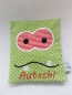 Preview: ♥ Monster Autschi Beulentröster Punkte inkl. Kühlpack Wärmekissen Kühlkissen Zahnfee Wunschname Geburt Taufe Einschulung ★ von Lüttentüddel®