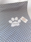 Preview: Pfote Sonnensegel Sonnenschutz Blendschutz Hundefahrradkorb Punkte von Lüttentüddel®