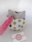 Preview: ♥ SEHR EDEL  BUNTE DOTS PFOTE HUND LECKERLIBEUTEL KOTBEUTEL GÜRTELTASCHE VON LÜTTENTÜDDEL