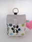 Preview: ♥ SEHR EDEL  BUNTE DOTS PFOTE HUND LECKERLIBEUTEL KOTBEUTEL GÜRTELTASCHE VON LÜTTENTÜDDEL