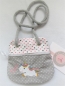 Preview: ★ Brustbeutel Einhorn Name ★ kleine Tasche Einschulung Kita Schule Badeanstalt Bus von Lüttentüddel