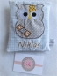 Preview: ♥ kleine Eule Beulentröster inkl. Kühl/Wärmepad Wunschname Geburt Taufe Einschulung  ★ von Lüttentüddel®