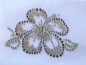 Preview: Bunte Hibiskus Blüte Bügelbild STRASS ♥ Hotfix ♥ Shirt Jacke Bluse Tischdecke