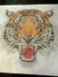 Preview: Traumhafter Riesen Tiger Kopf Hotfix Bügelbild Shirt Studs Jacke Hemd Bluse Top