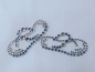 Preview: Flipp Flops Blau Pöms Pömps Pumps High Heels Schuhe Strass Hotglue Hotfix Bügelbild