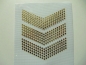 Preview: Wappen Orden Abzeichen in Gold hochwertig Strass Hotglue Hotfix Bügelbild