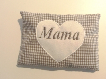 Preview: ♥ Mama Körnerkissen Wärmekissen Dinkel Lavendel von Lüttentüddel