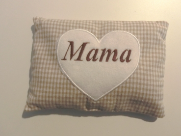 ♥ Mama Körnerkissen Wärmekissen Dinkel Lavendel von Lüttentüddel