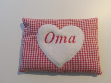 Preview: ♥ Oma Körnerkissen Wärmekissen Dinkel Lavendel