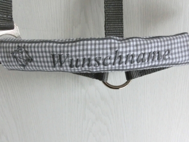 ♥ Nasenband Nasenschoner Wunschname Nasenriemen Brandzeichen