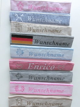 Preview: ♥ Nasenband Nasenschoner Wunschname Nasenriemen Brandzeichen
