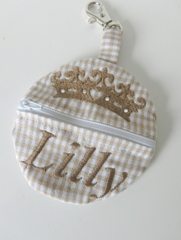 Preview: ♥ KRONE Wunschname POOP BAG HUND KOTBEUTEL BESTICKT