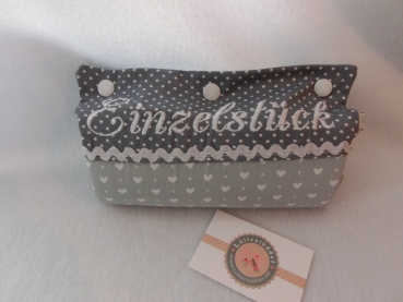 Preview: ♥ Armpolster für Babyschale ★ Lüttentüddel © ♥ Wunschname Herzchen