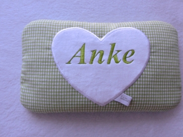 ♥ Großes Körnerkissen Wärmekissen Herz Dinkel Lavendel von Lüttentüddel