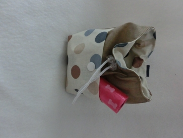 Preview: ♥ Punkte HUND LECKERLIBEUTEL KOTBEUTEL GÜRTELTASCHE VON LÜTTENTÜDDEL