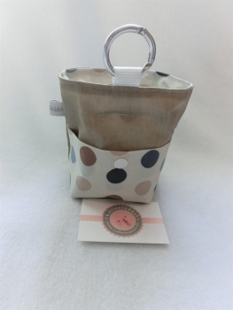 Preview: ♥ HUND DOTS LECKERLIBEUTEL KOTBEUTEL GÜRTELTASCHE GASSIBEUTEL VON LÜTTENTÜDDEL