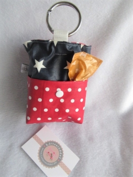Preview: ♥ HUND STERNE DOTS LECKERLIBEUTEL KOTBEUTEL GÜRTELTASCHE VON LÜTTENTÜDDEL