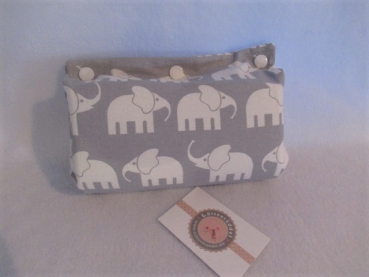 ♥ Elefant Elefanten Armpolster für Babyschale ★ Geburt, Pinkelparty, Wunschname möglich Lüttentüddel ®