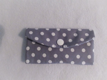 Preview: ♥ Anker Punkte Grau Globuli Täschchen, Notfall Täschchen Tampon Pillentäschchen ♥ © Lüttentüddel
