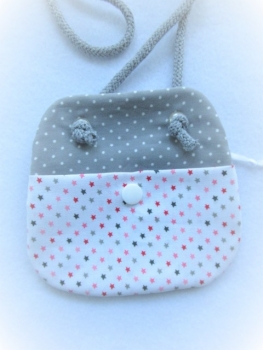 Preview: ★ Brustbeutel Einhorn Name ★ kleine Tasche Einschulung Kita Schule Badeanstalt Bus von Lüttentüddel