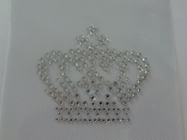 Traum Krone Strass Bügelbild Hotfix Hotglue zauberhaft Shirt Schabracke