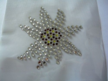 Edelweiss Hotfix Bügelbild Strass Trachten Alpenstyle - Kopie
