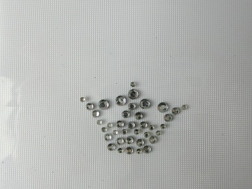 Hotfix 1 Krönchen Krone aus Strass Bügelbild Hotglue Fliegenhaube zauberhaft für Shirt Jacke
