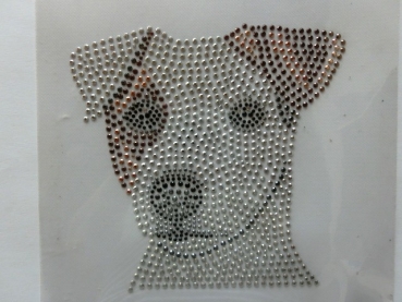 Jack Russel Hund Hotfix Bügelbild Shirt Studs Hundeschule Hundezucht Hundeleine