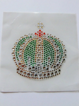 Hotfix Traum Krone Strass Bügelbild Hotglue zauberhaft für Abschwitzdecke Schabracke Shirt Jacke