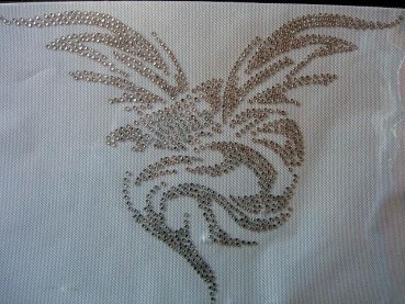 Adler Bügelbild  STRASS  Edel Shirt Jacke Hotfix Hotglue